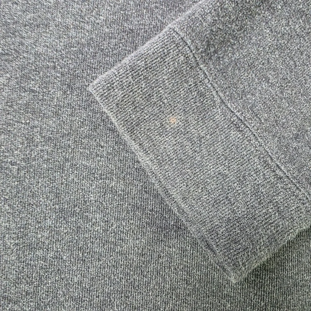 Polo Ralph Lauren Sweater Mens XXL Gray 1/4 Zip Estate Rib Flesh Pony Boxy 2XL